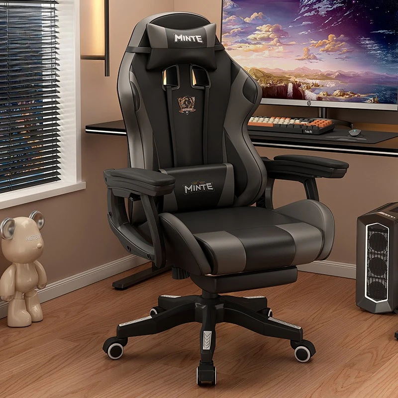 Ergonomic Office Chair - 人間工学に基づいたゲーミングチェア。長時間の使用でも快適。オフィスチェアとしても使用可能。リクライニング角度調整機能付き。ライブ配信やeスポーツに最適。