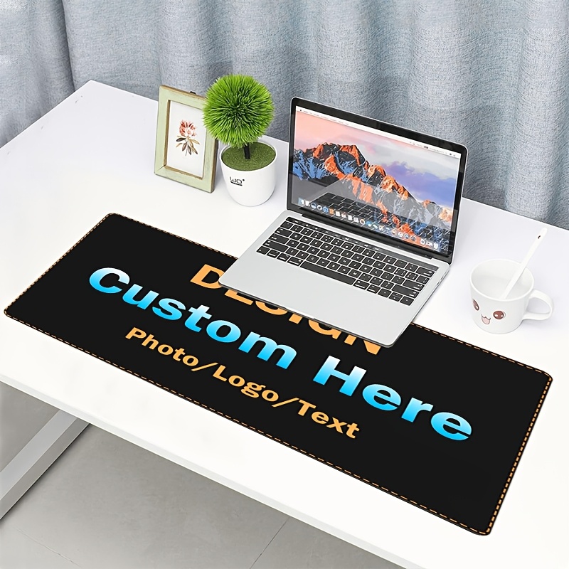 オリジナルデザインのマウスパッド。ロゴや写真を入れてカスタマ - Home Office Logo のレビューと価格