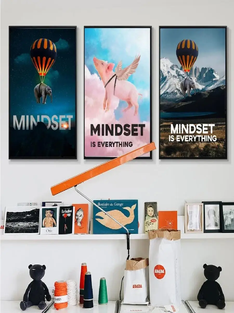モチベーションを高める名言をキャンバスに描いた絵画。オフィス - Home Office Room Inspiration のレビューと価格