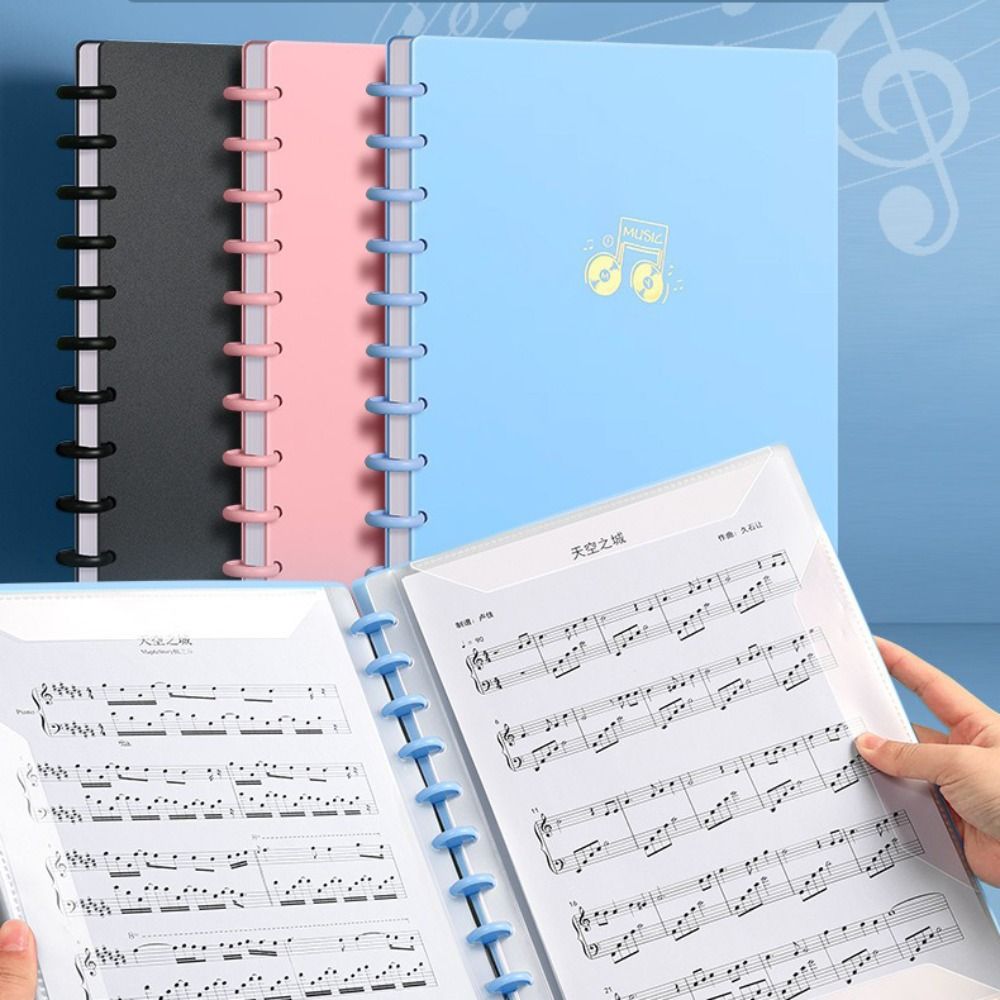 新しいプラスチック楽譜フォルダー透明 A4 ピアノシートフォ - Document Scanner Portable のレビューと価格