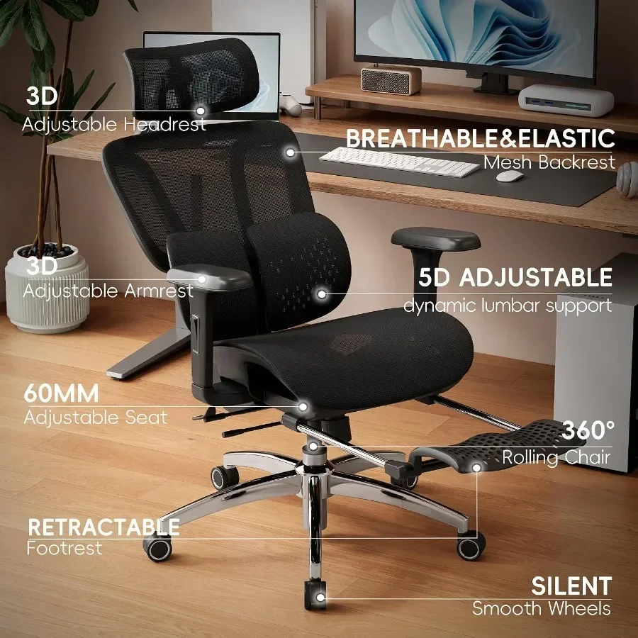 自宅でのオフィスワークに最適な、人間工学に基づいたデザインの - Ergonomic Office Chair のレビューと価格