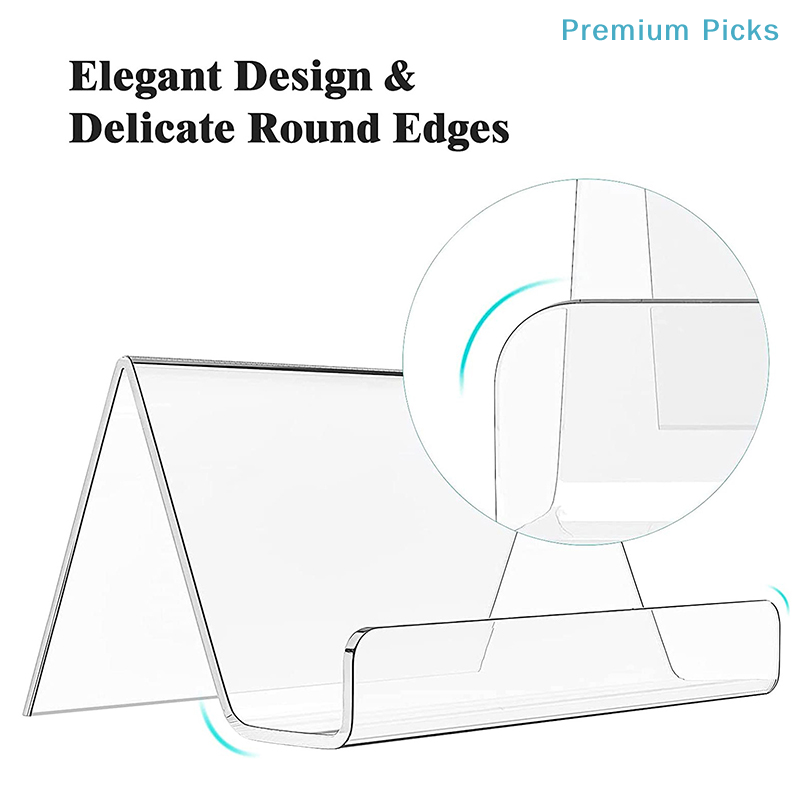 ポータブル透明アクリル製デスクトップ名刺ホルダー テーブルデ - Document Holder Stand のレビューと価格