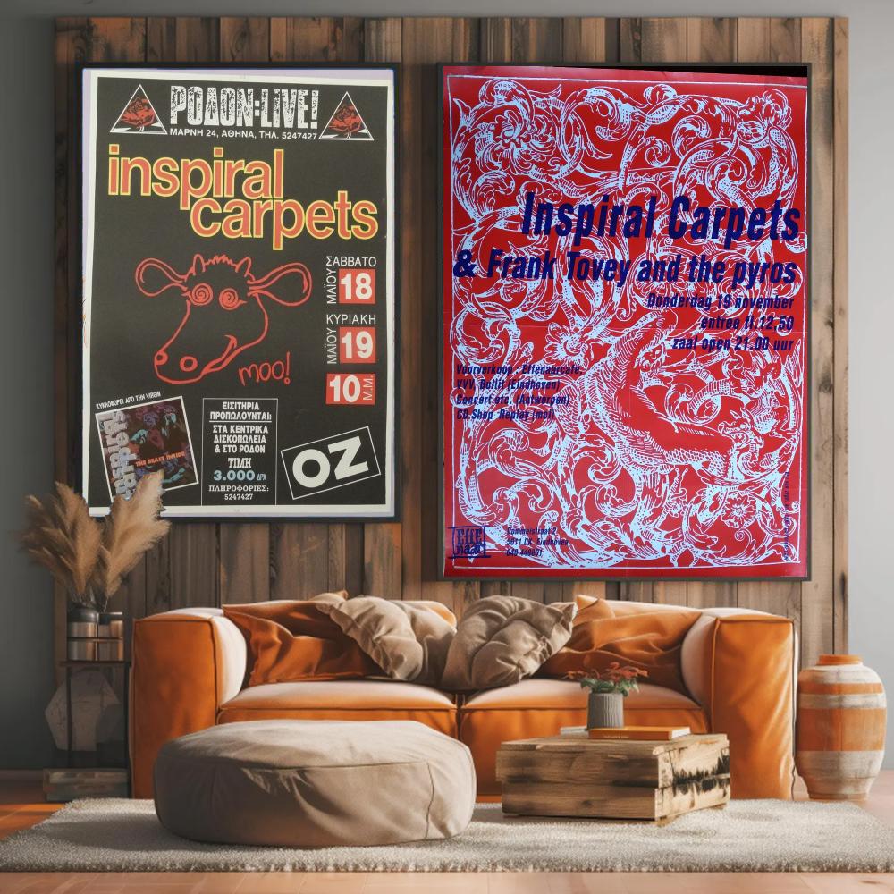バンド「I-Inspiral Carpets」の絵画、書道作 - Home Office Room Inspiration のレビューと価格