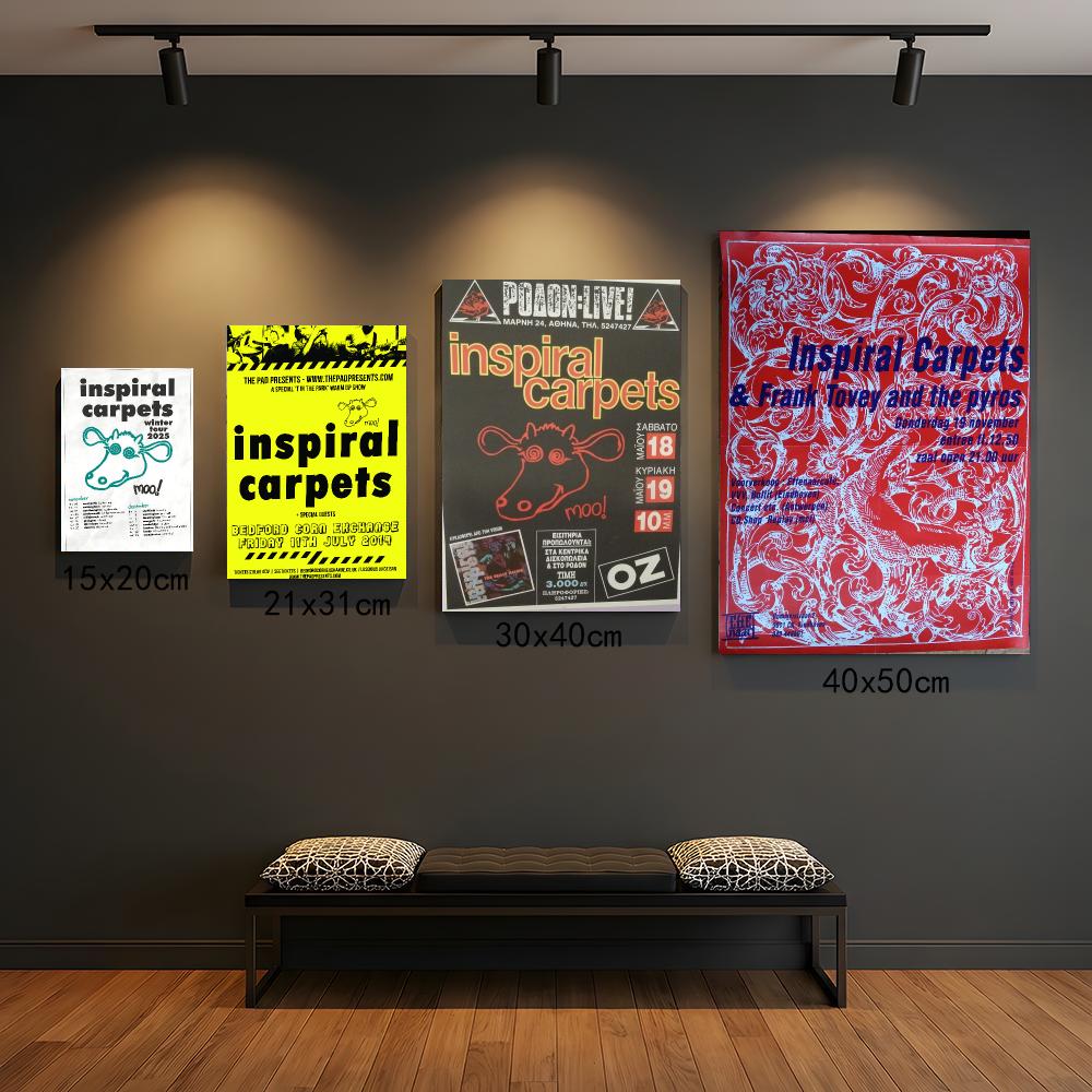 バンド「I-Inspiral Carpets」の絵画、書道作 - Home Office Room Inspiration のレビューと価格