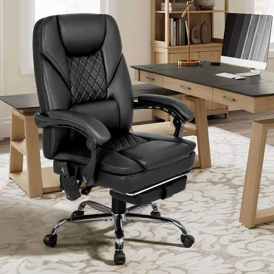 オフィスでの使用に適した、フットレスト付きのヒーター内蔵マッ - Ergonomic Office Chair のレビューと価格