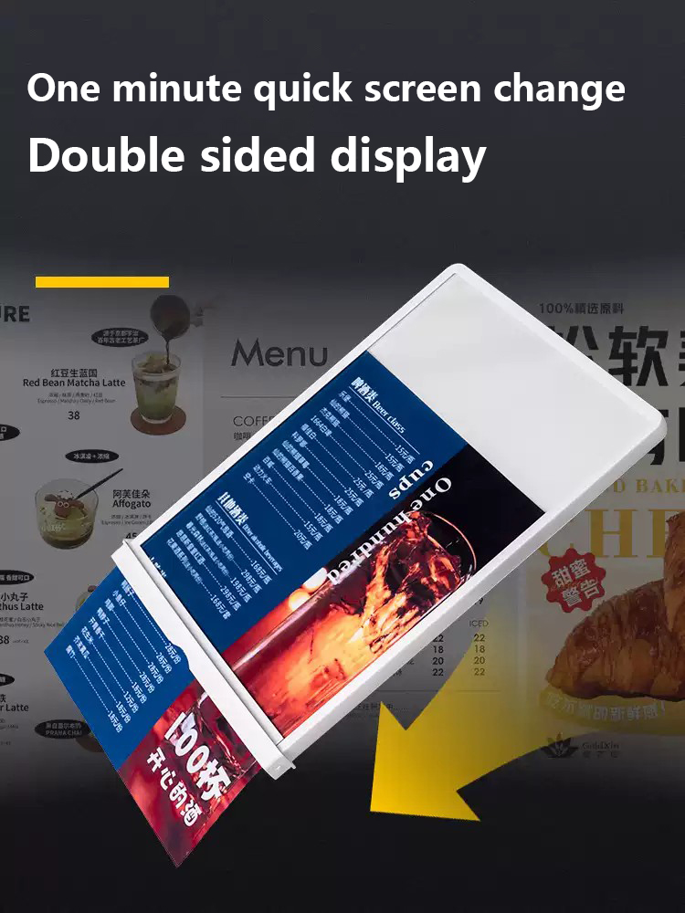 充電式デスクトップ広告ライトボックス、調光器アクリル、点滅L - Document Holder Stand のレビューと価格